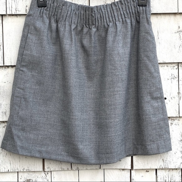 J.Crew Wool Blend Elastic Waist Mini Skirt - Picture 3 of 5